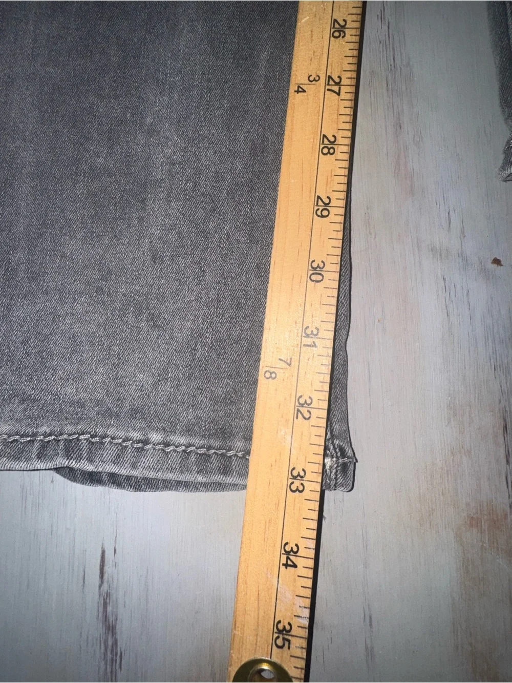 True Religion Ricky Jeans Mens 34 Gray Relaxed Straight Stretch Denim Y2K